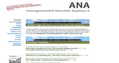 Desktop Screenshot of ana-ev.de